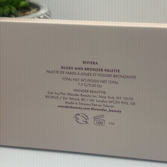 Wander Beauty Riviera Blush and Bronzer Palette Limited Edition - Picture 7 of 7